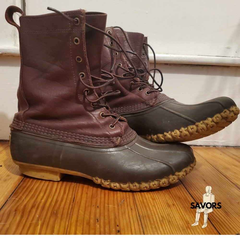 LL Bean Buffalo 8-inch Bean Boots